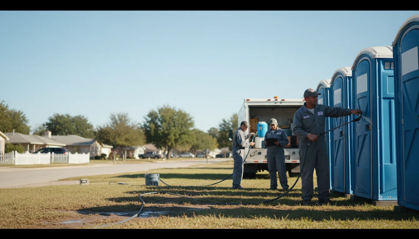 Long-Term Portable Toilet Rental in Mount Pleasant, WI near me